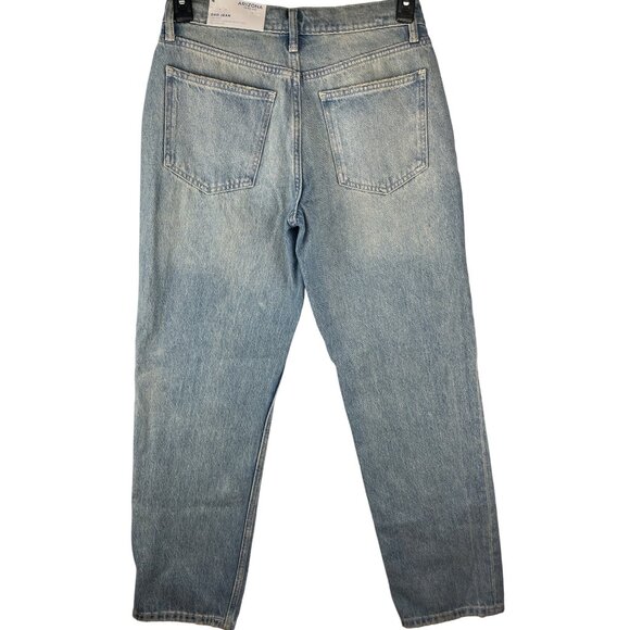 Arizona Jean Co. Womens Size 4 Low-Rise Dad Jeans Light Wash Denim - Picture 2 of 9